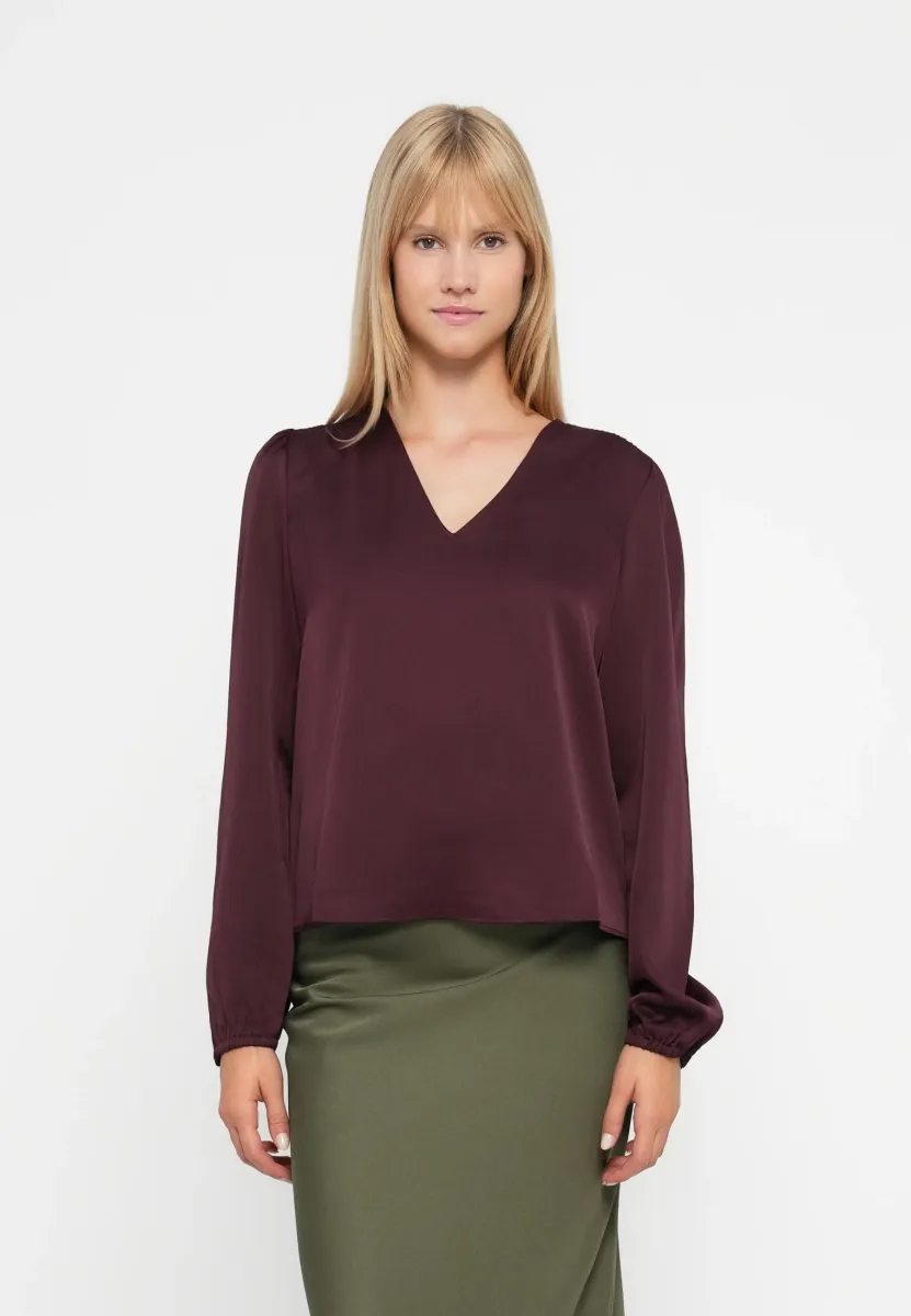 VIELLETTE SMOCK - Langarmshirt - fig