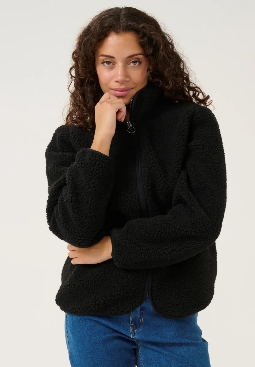 VIGGA - Fleecejacke - pitch black