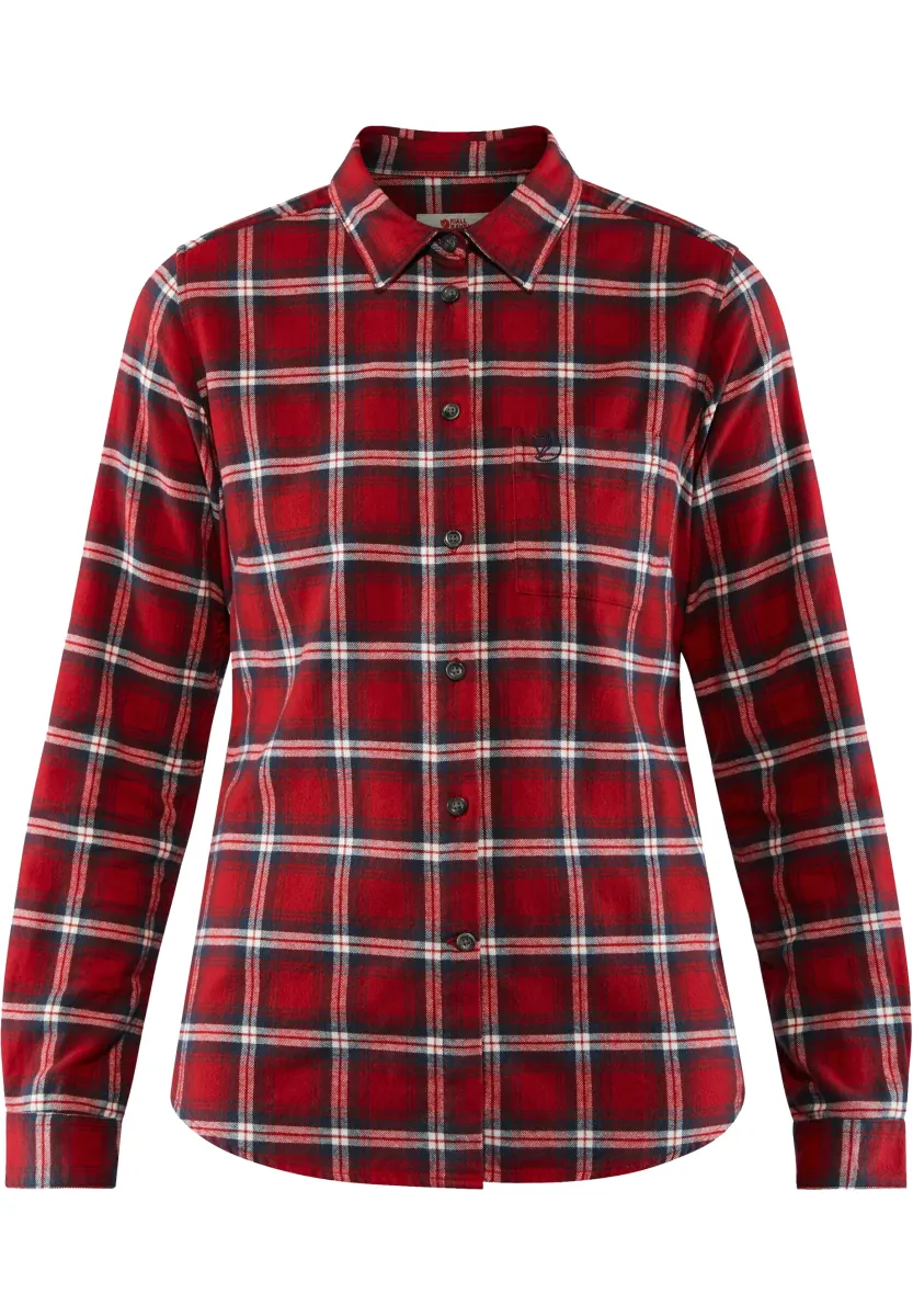 ÖVIK FLANNEL SHIRT W - Hemdbluse - wine