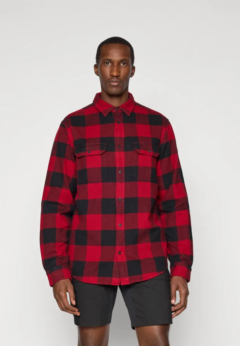 ÖVIK HEAVY FLANNEL SHIRT M - Hemd - red/black