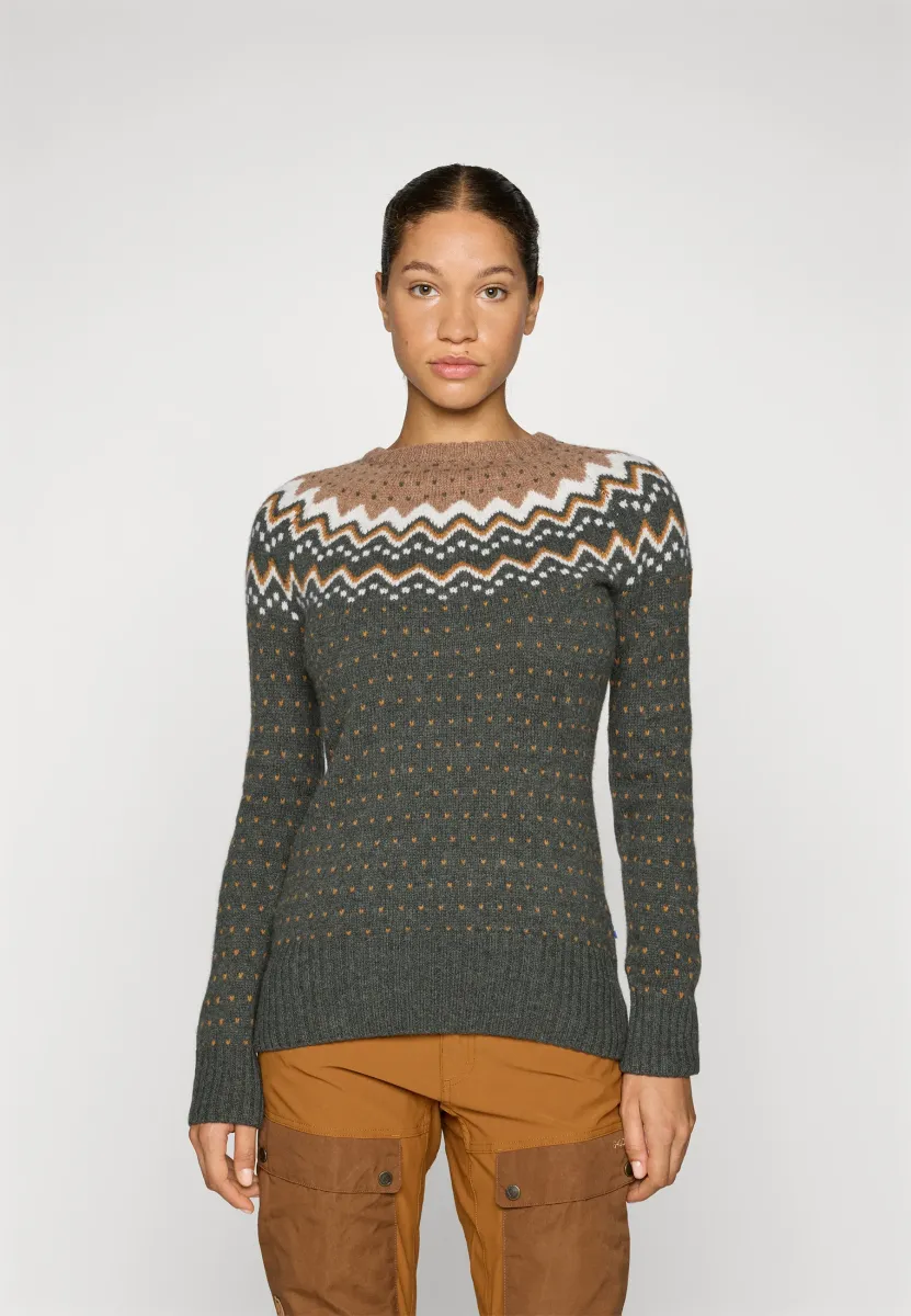 ÖVIK KNIT SWEATER W - Strickpullover - deep forest