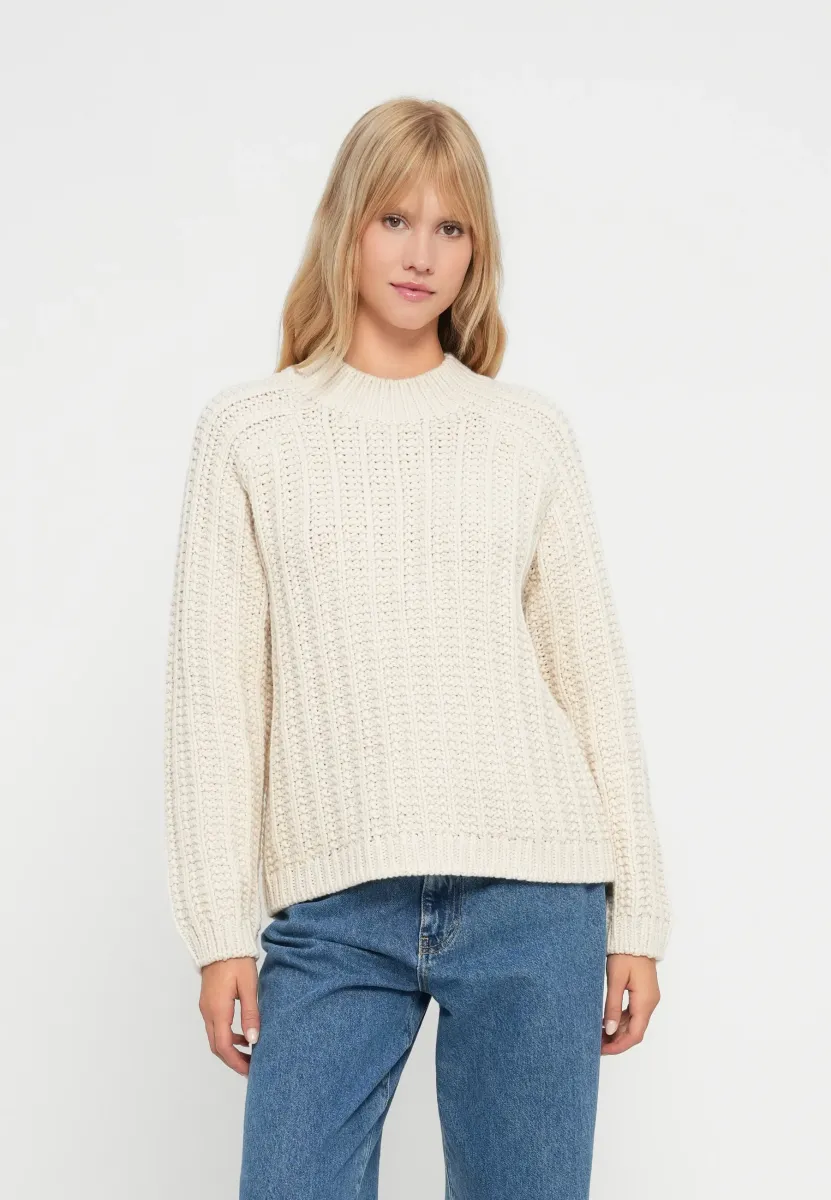 VIKEMPKE LS - Strickpullover - birch