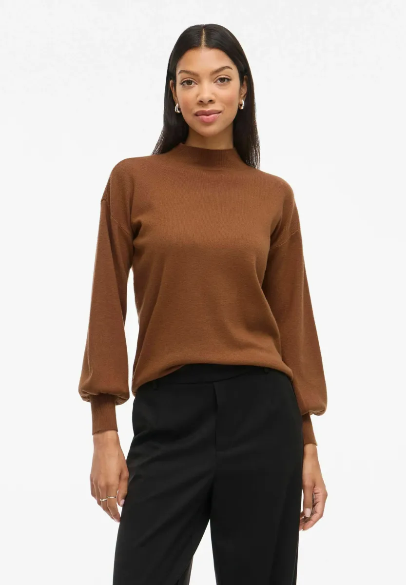 VIKERRY STEHKRAGEN - Strickpullover - argan oil