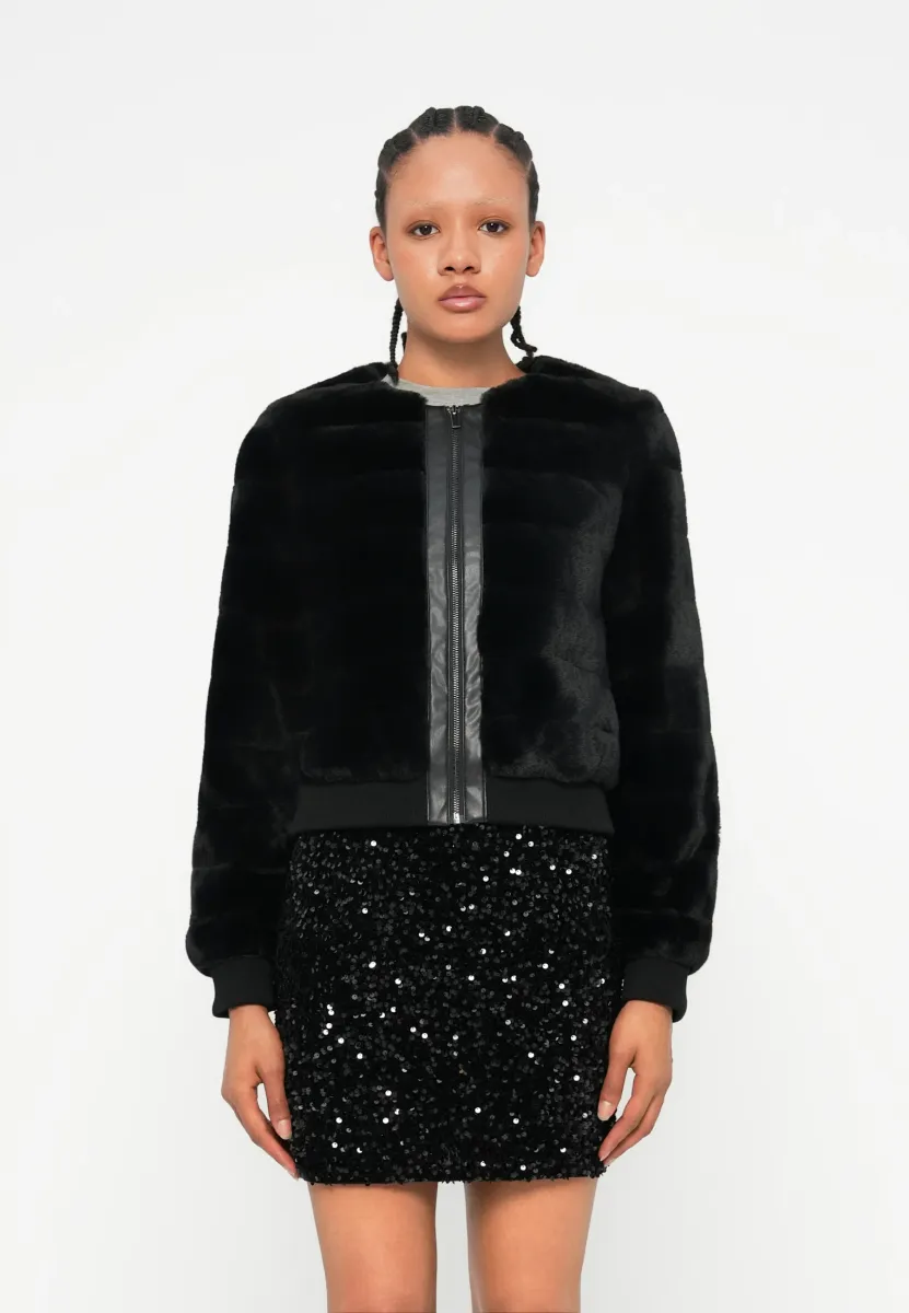 VIKIMBERLY O NECK JACKET - Winterjacke - black