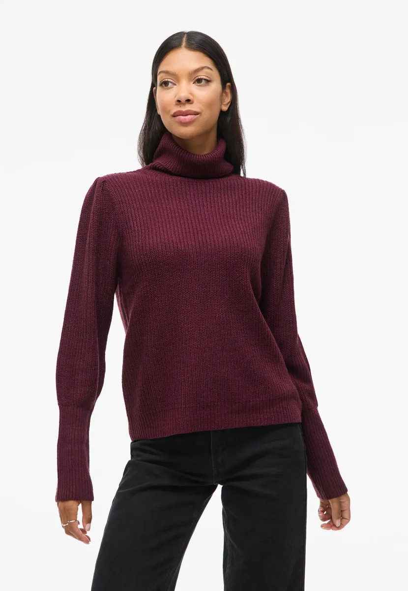 VILOU ROLLNECK - Strickpullover - fig