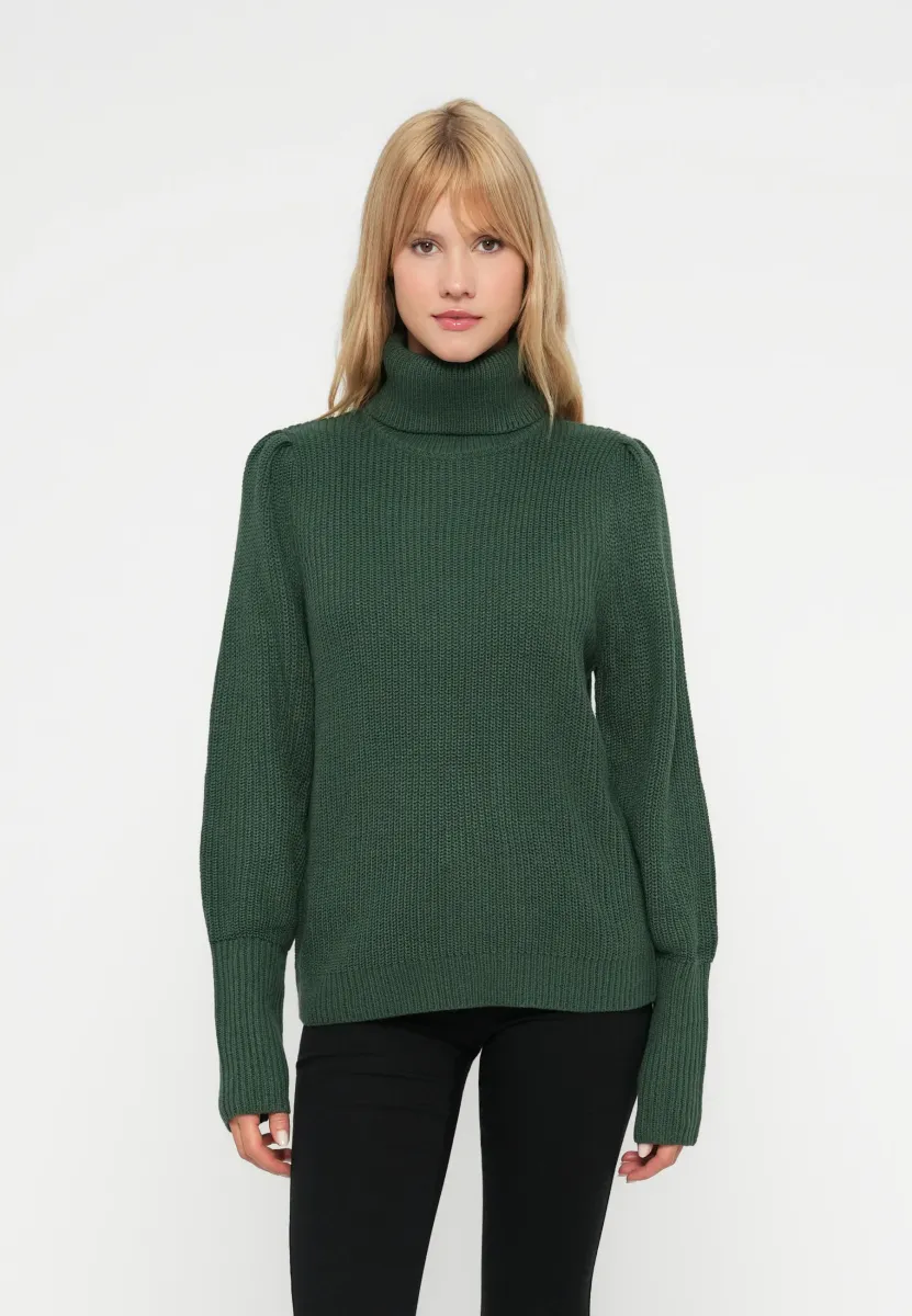VILOU ROLLNECK - Strickpullover - pine needle