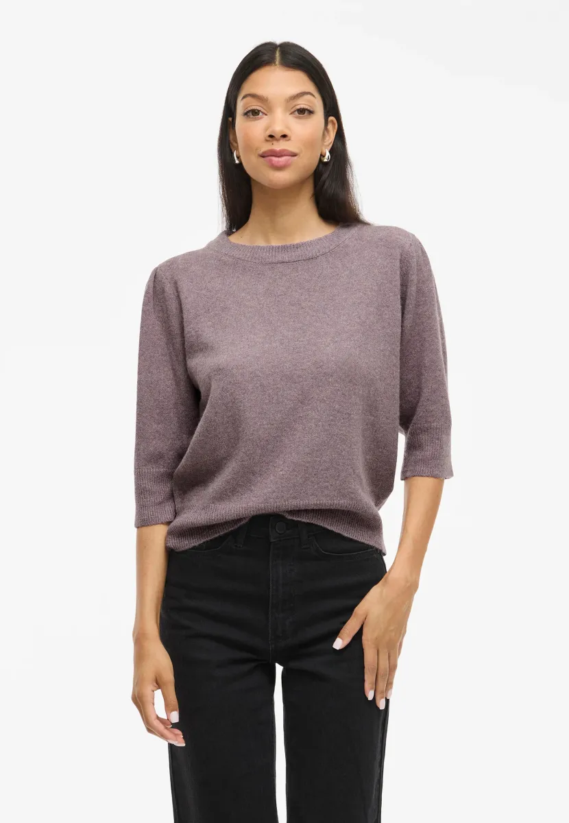 VIMALU O NECK PULLOVER - Strickpullover - toadstool