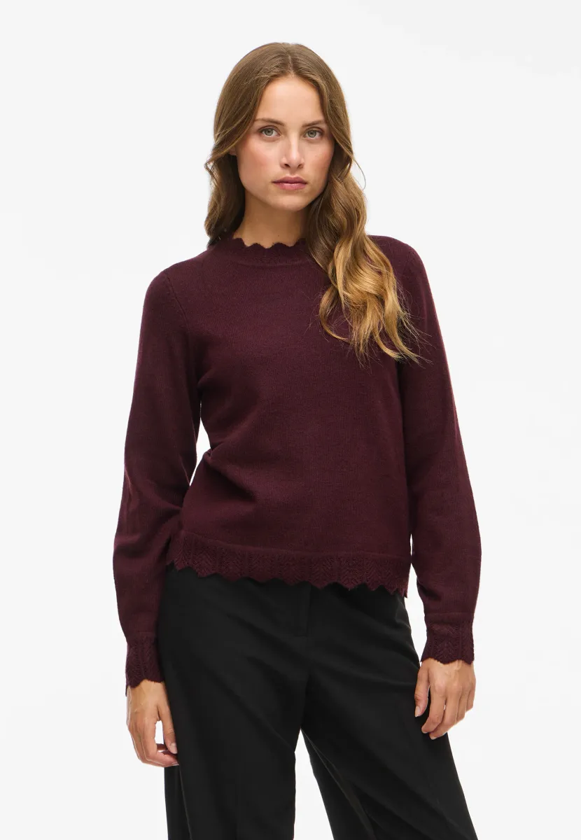 VINIKOLINA - Strickpullover - fig detail/melange
