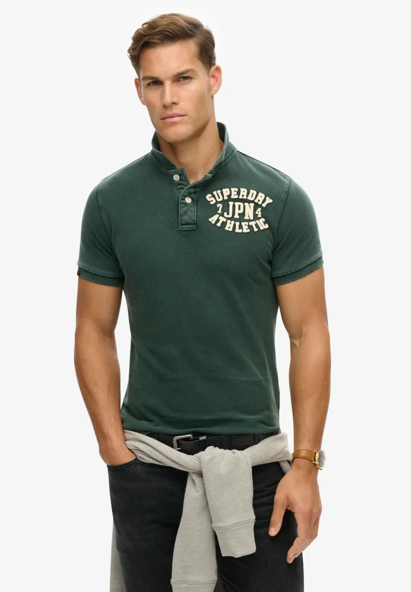 VINTAGE ATHLETIC - Poloshirt - enamelgreen