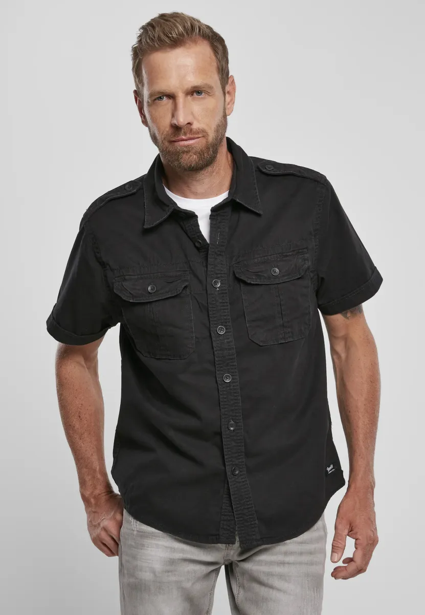 VINTAGE - Hemd - black