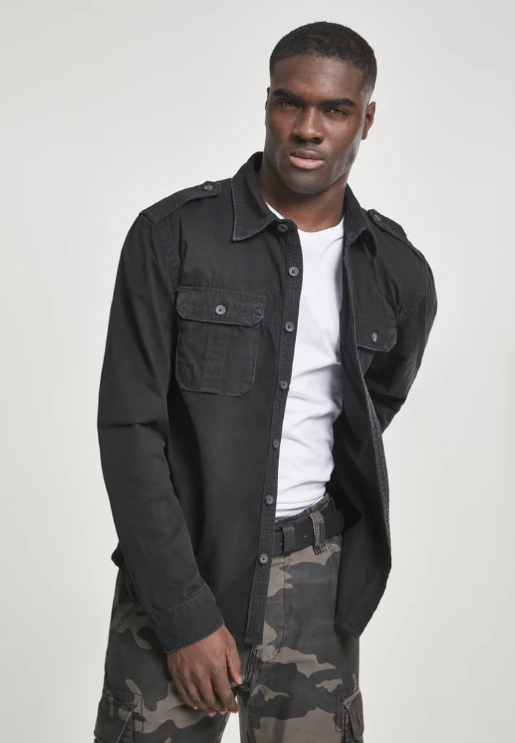 VINTAGE  - Hemd - black