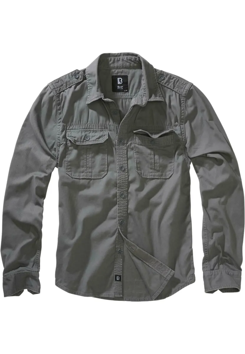 VINTAGE  - Hemd - charcoal grey