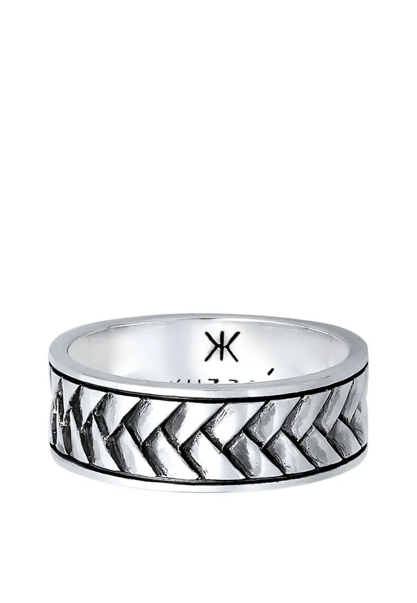 VINTAGE LOOK - Ring - grau