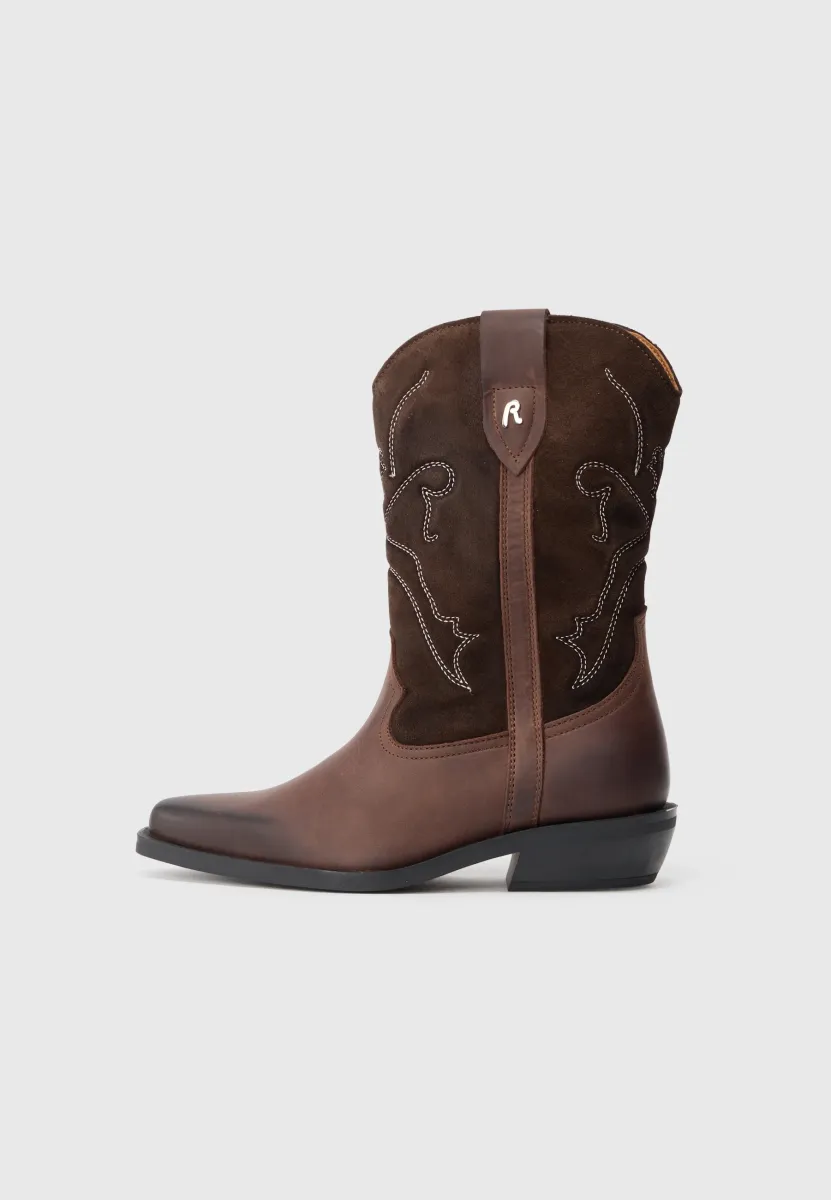 VIOLET - Cowboy-/Bikerboot - brown