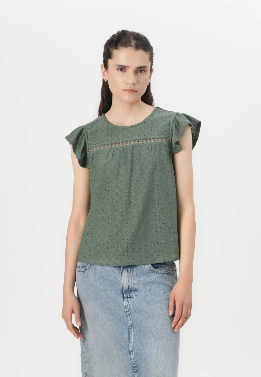 VIPOINTA ONECK - Top - laurel wreath