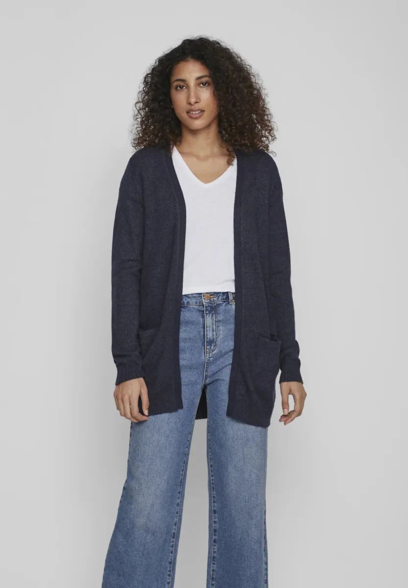 VIRIL OPEN CARDIGAN - Strickjacke - total eclipse