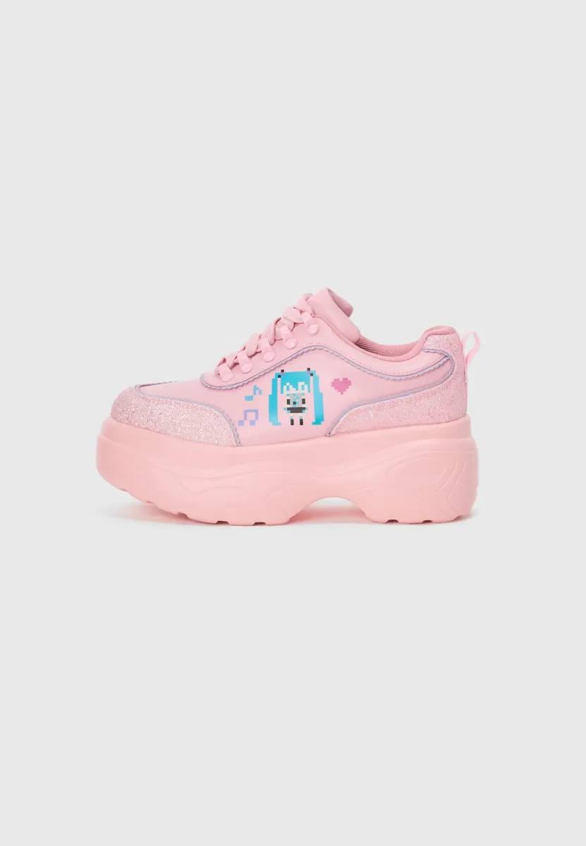 VIRTUAL DIVA MIKU - Sneaker low - pink