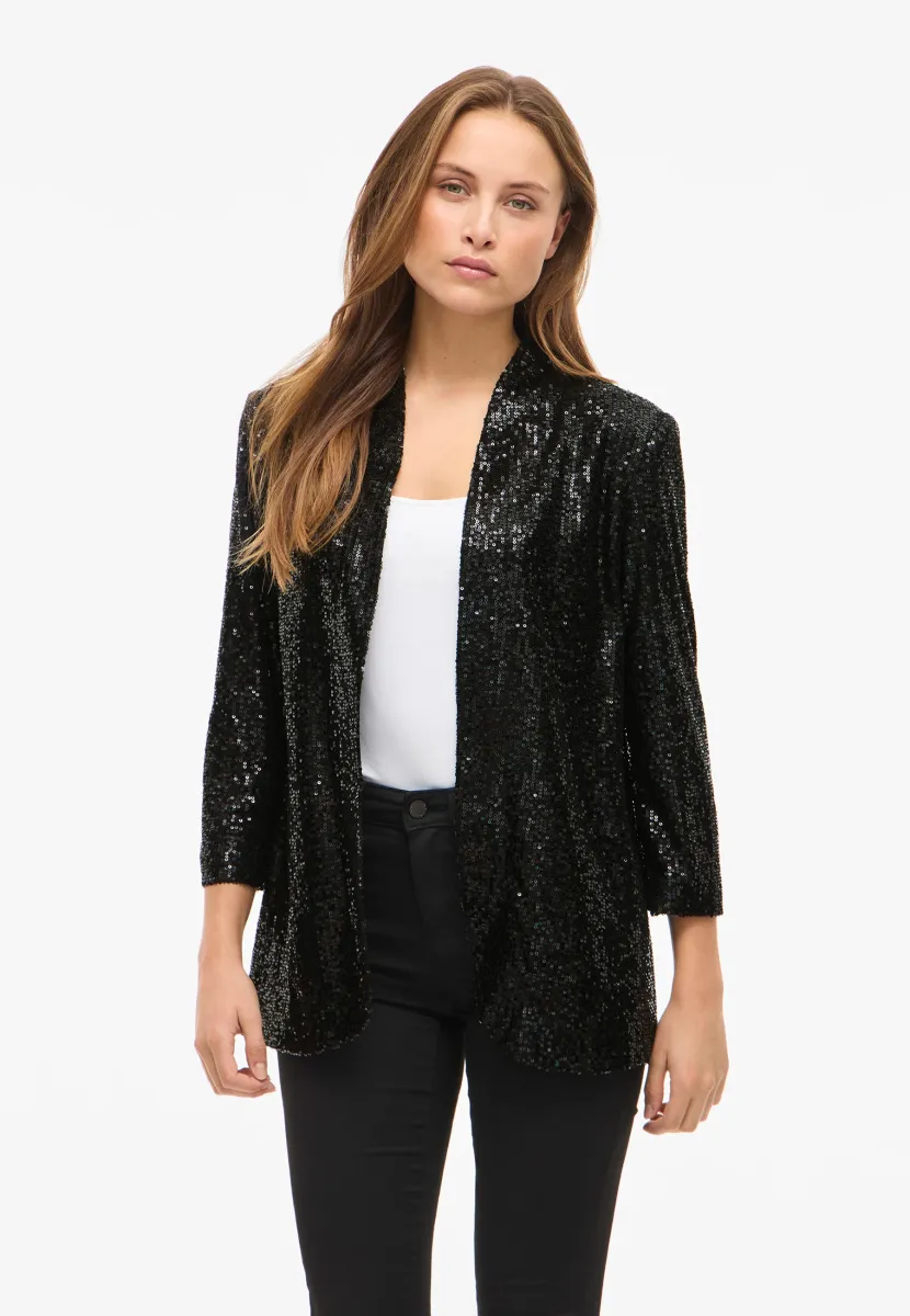 VISIGRID SLEEVE - Blazer - black