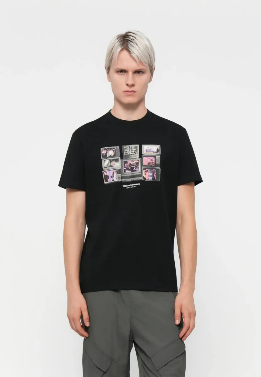 VISION - T-Shirt print - black