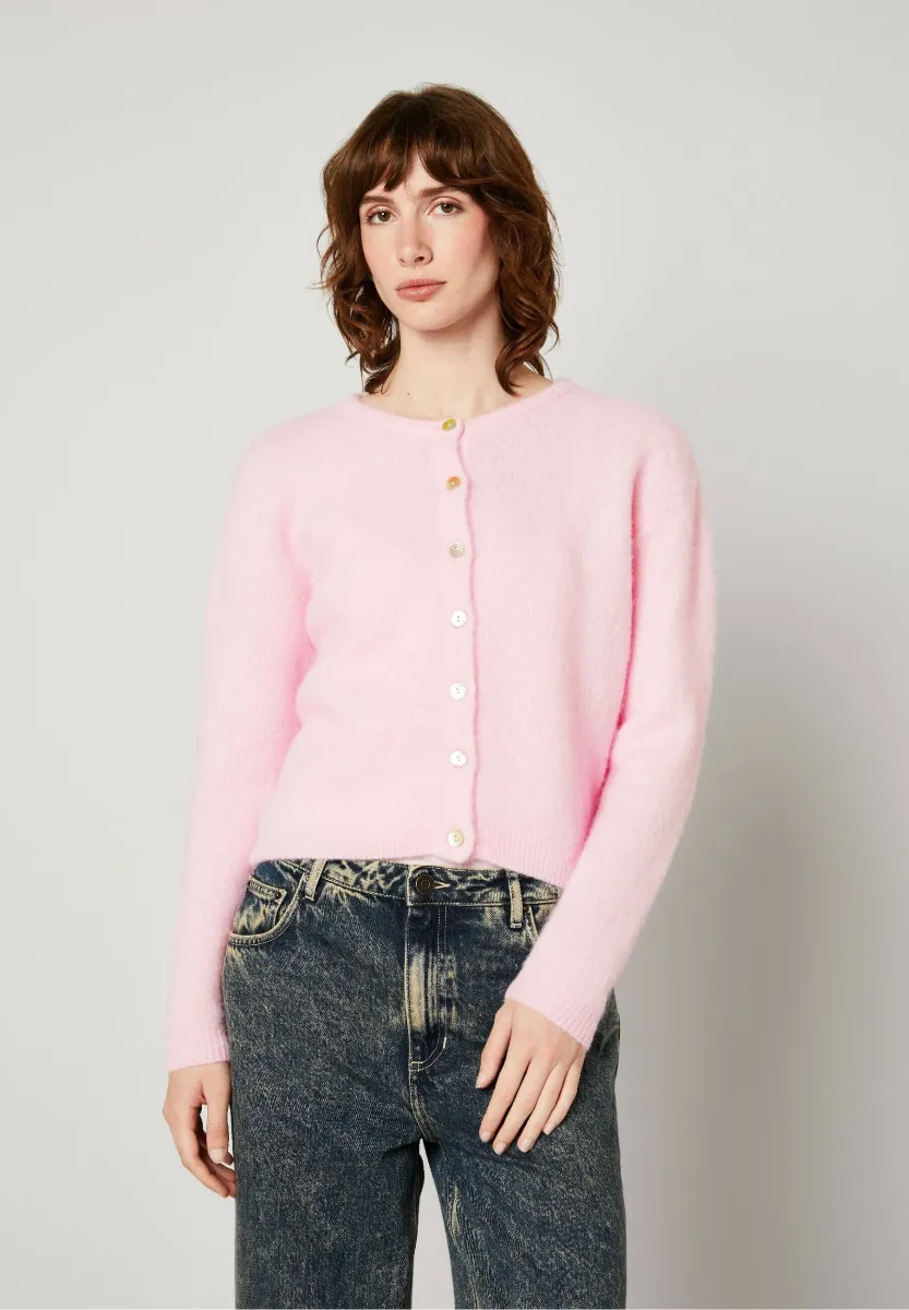 VITO - Strickjacke - dragee chine