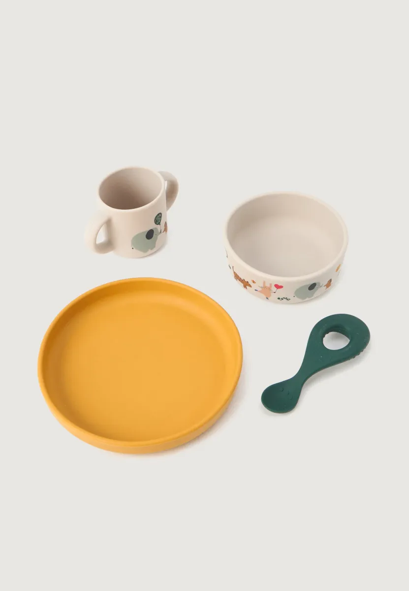 VIVI PRINTED TABLEWARE SET UNISEX - Kinder Geschirrset - multi-coloured