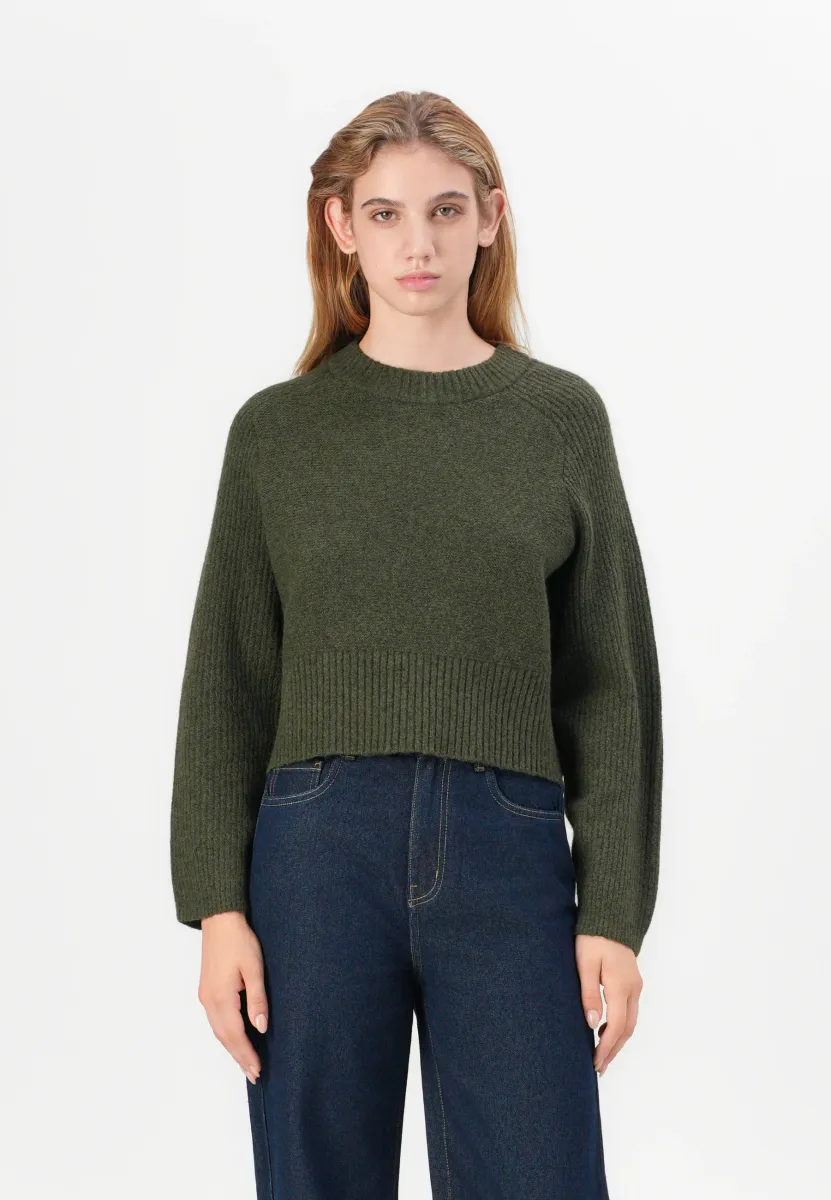 VMBANG O NECK  - Strickpullover - grape leaf