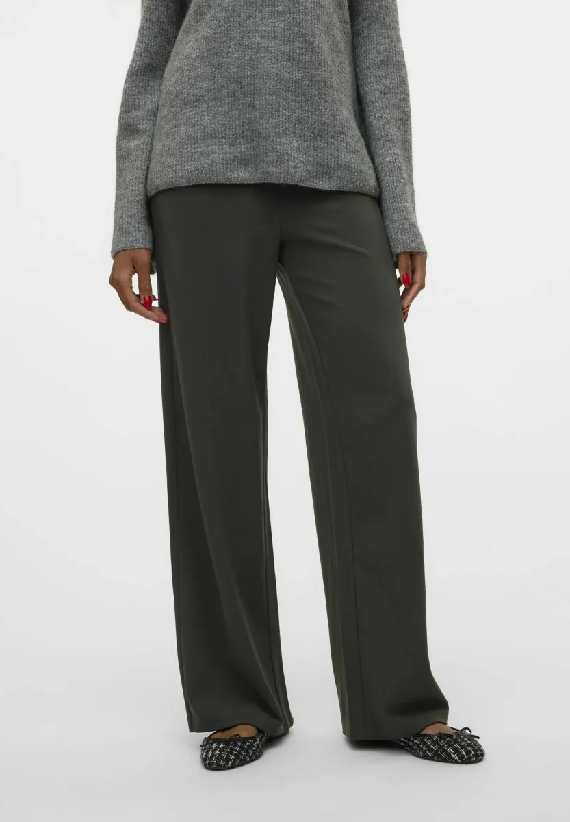 VMBERLIN ZAMIRA MW WIDE NOOS - Stoffhose - peat