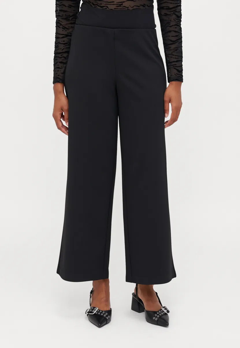 VMBERLIN ZAMIRA WIDE  - Stoffhose - black
