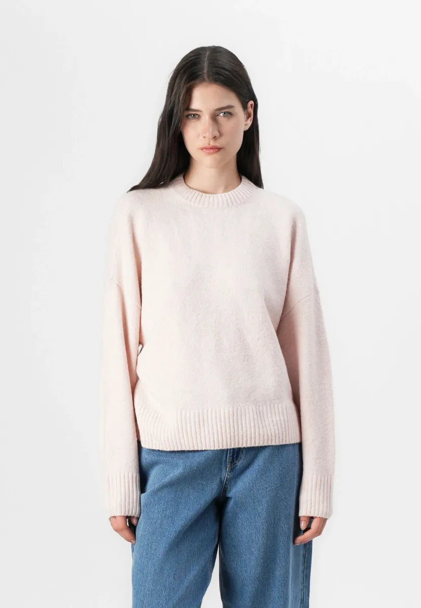 VMBOOM O NECK   - Strickpullover - ballet slipper