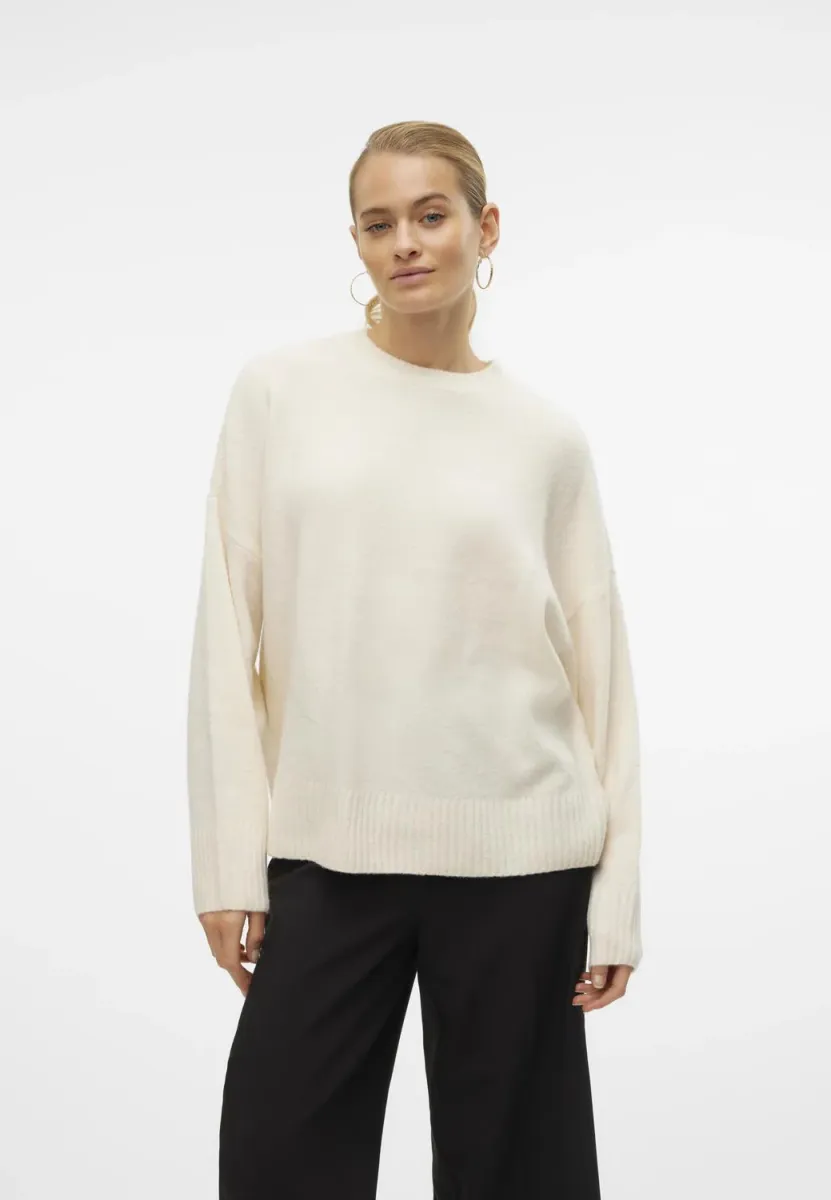 VMBOOM O NECK   - Strickpullover - birch