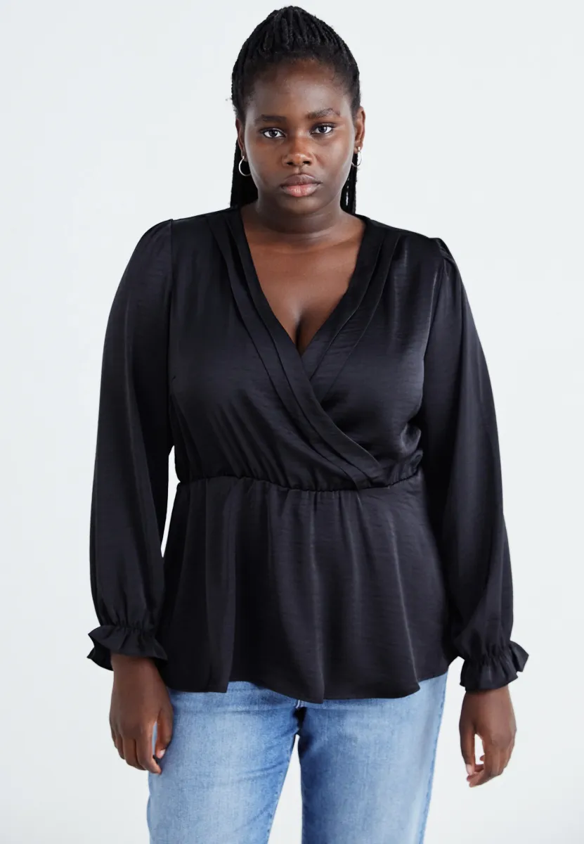 VMCMARY SMOCK - Bluse - black