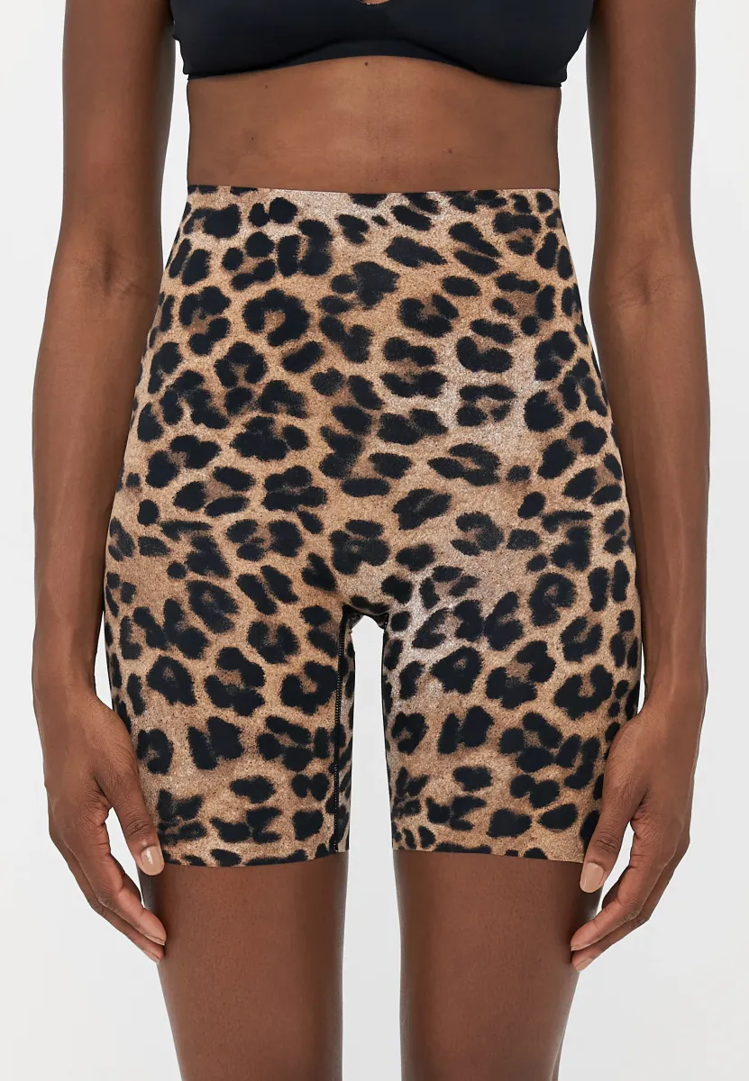 VMDITTE 2ND SKIN BIKER SHORTS LEOPRINT - Panties - biscuit leo