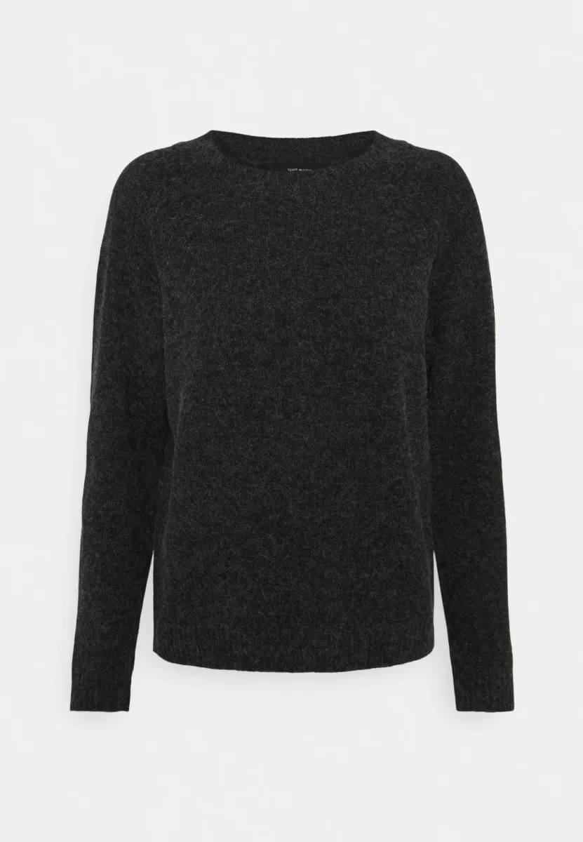VMDOFFY O NECK - Strickpullover - black