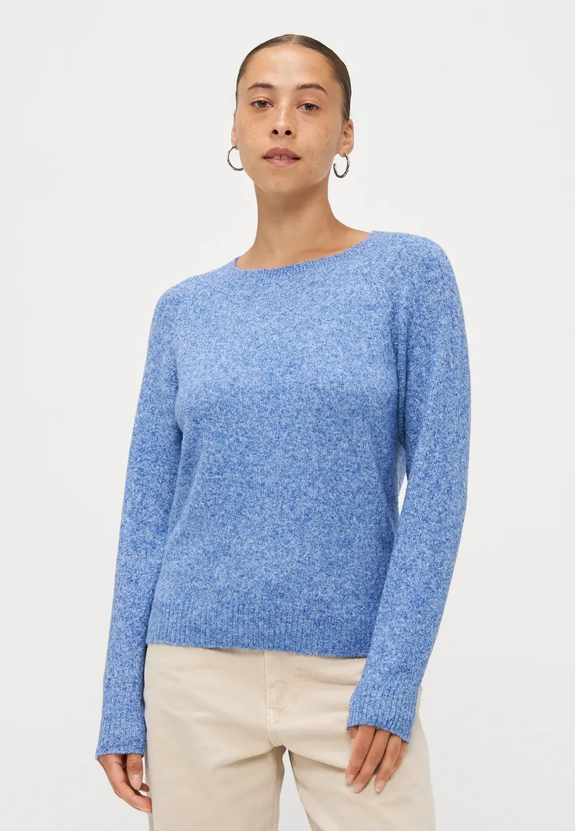 VMDOFFY O NECK - Strickpullover - sodalite blue melange