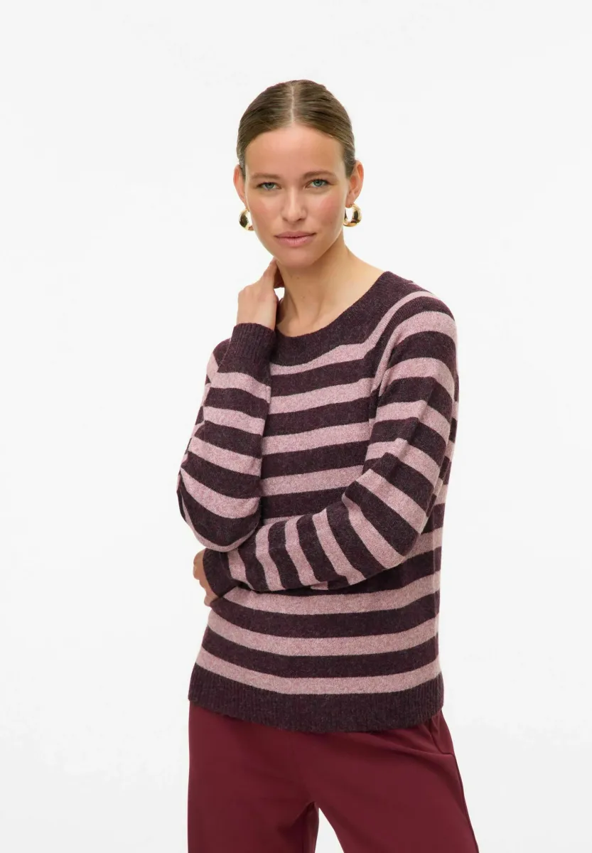 VMDOFFY O-NECK  - Strickpullover - winetasting