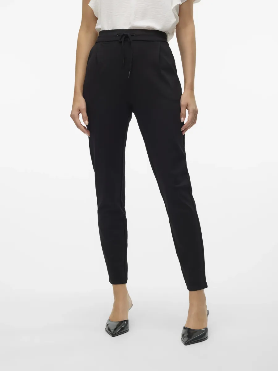 VMEVA STRING PANT NOOS - Jogginghose - black