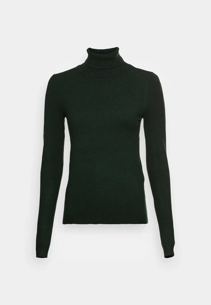 VMHAPPINESS ROLLNECK  - Strickpullover - pine grove