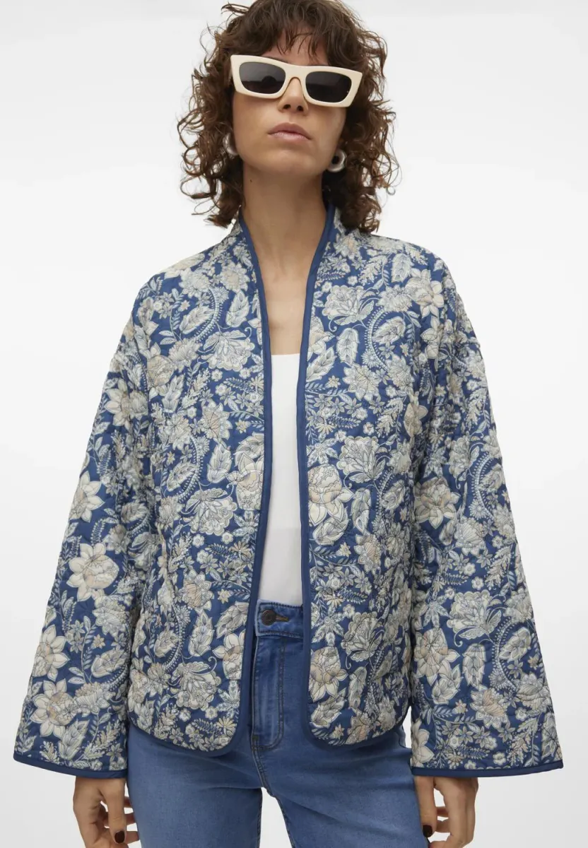 VMJANE REVERSIBLE ZEBRA PRINT - Übergangsjacke - dunkelblau