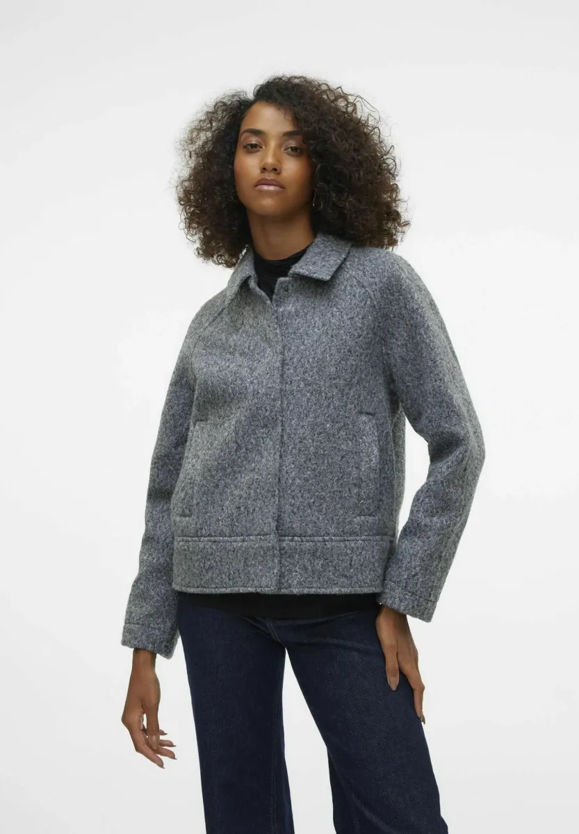 VMLARA EMILIA - Übergangsjacke - medium grey melange