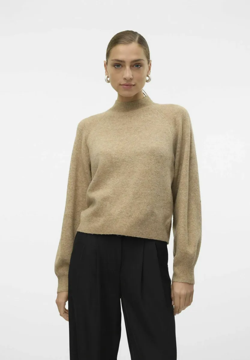 VMLEAF  - Strickpullover - silver mink