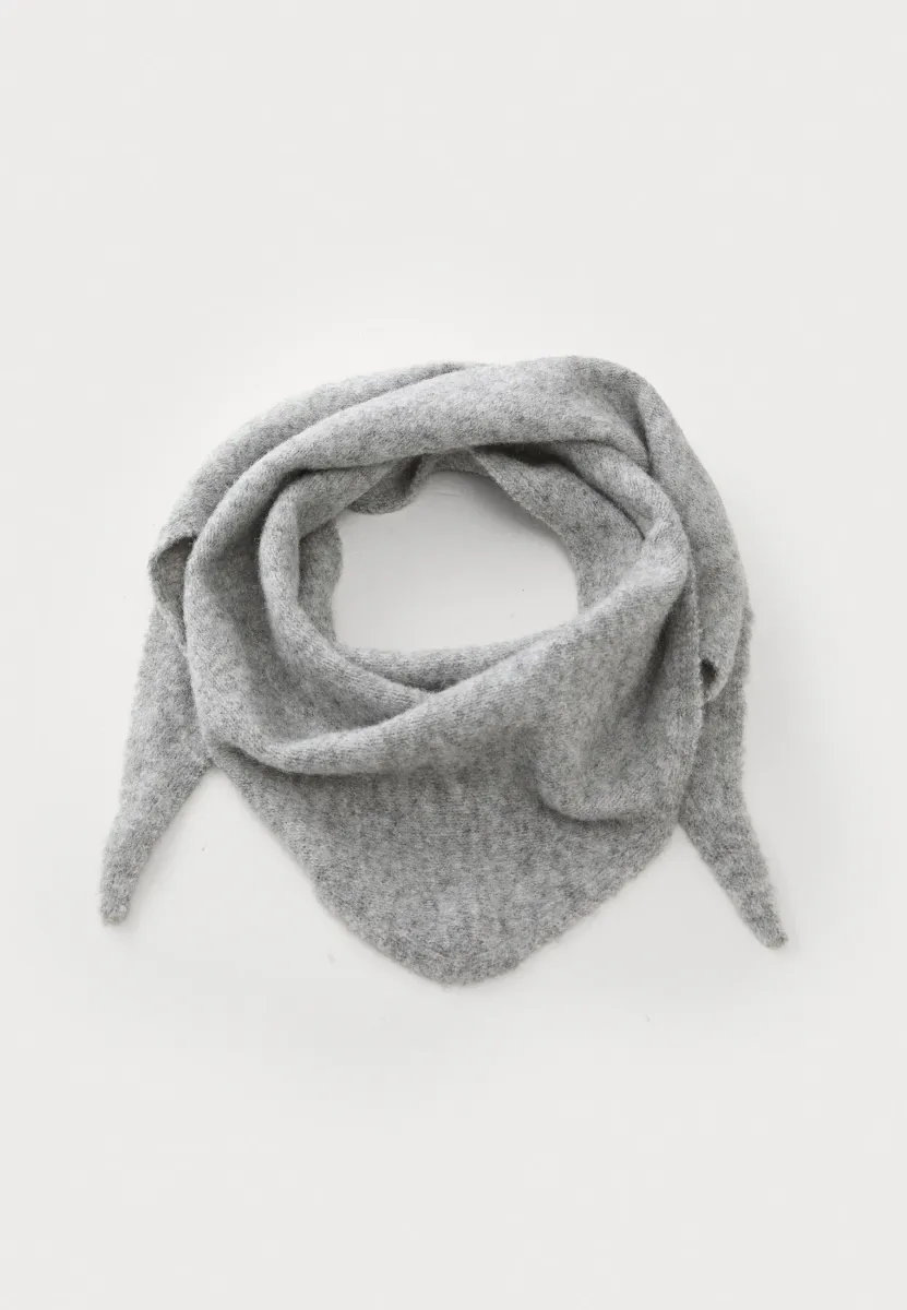 VMLINA SMALL TRIANGLE SCARF  - Tuch - light grey melange