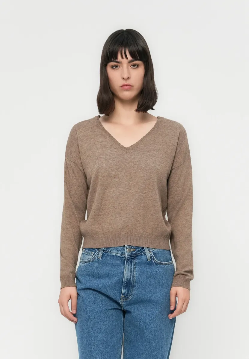 VMMARINA    - Strickpullover - fossil