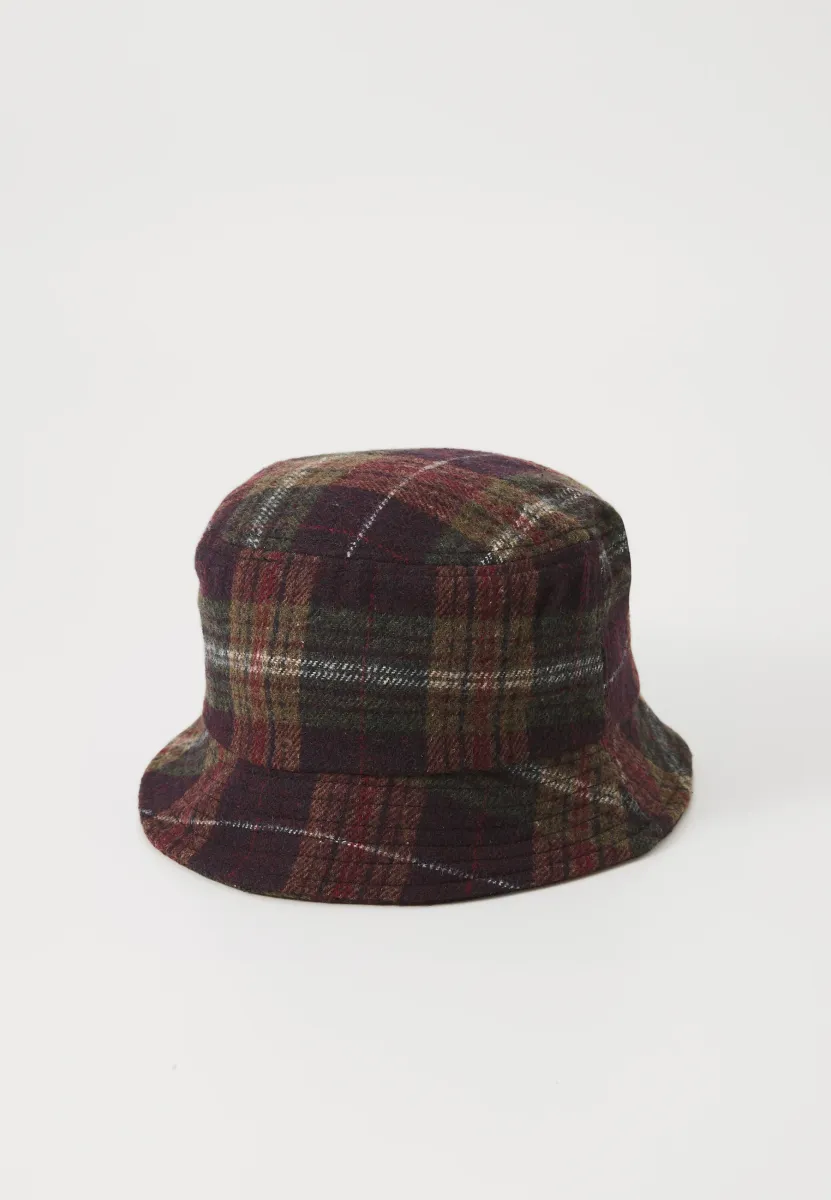 VMMARTA BUCKET HAT - Hut - plum perfect checks/capulet olive-mermaid-ribbon red