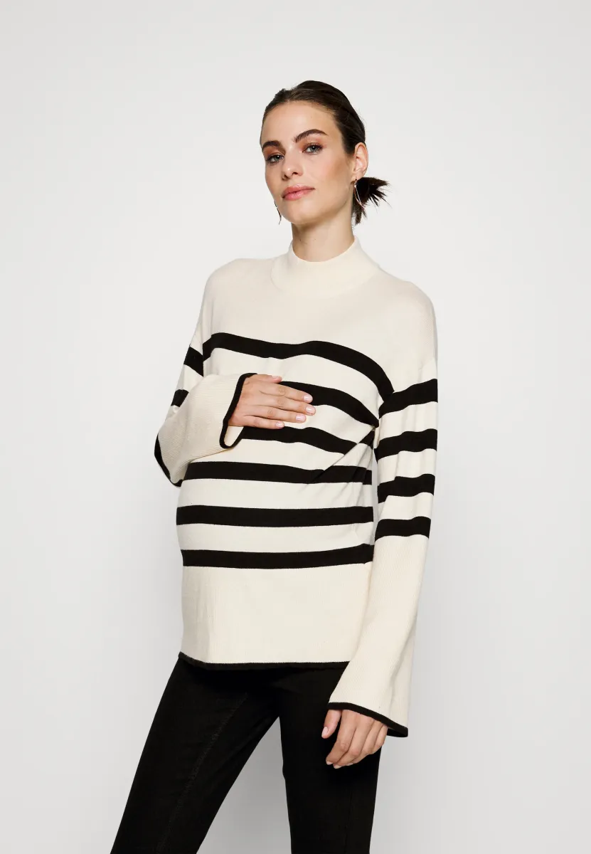 VMMHAPPINESS BOO - Strickpullover - birch/black