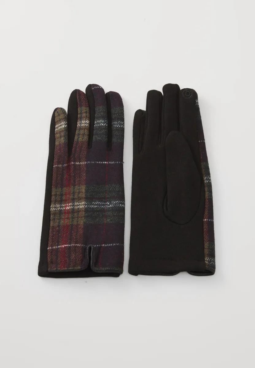 VMMINDY - Fingerhandschuh - plum perfect checks/capulet olive/mermaid-ribbon red