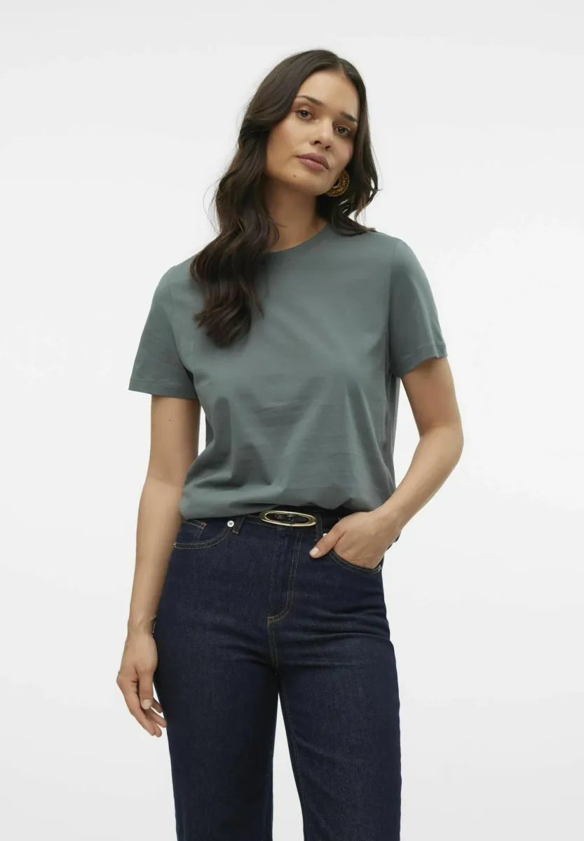 VMPAULINA - T-Shirt basic - balsam green