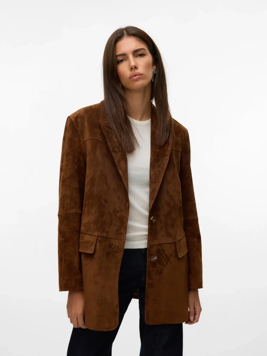 VMPERNILLE - Blazer - chocolate fondant