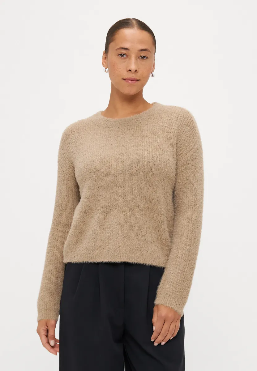 VMPUFF O NECK - Strickpullover - silver mink