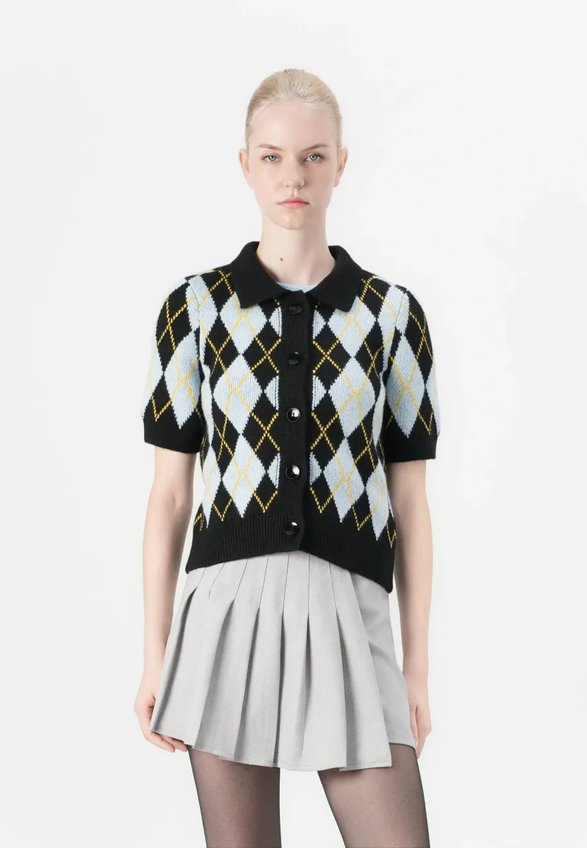 VMSALLY CARDIGAN - Strickjacke - black