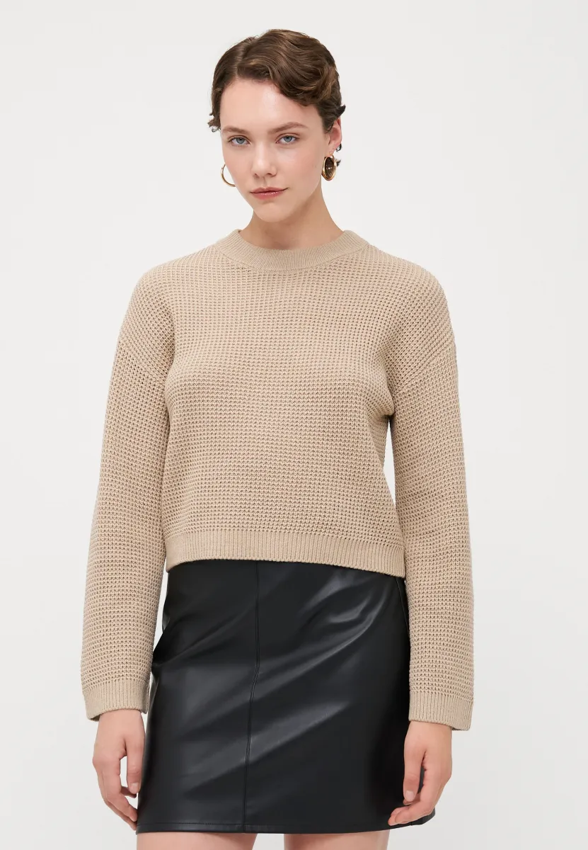 VMSALLY O NECK  - Strickpullover - silver mink